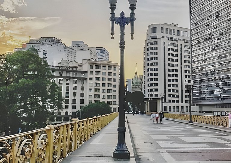 Studio Inteligente | Luxo com Vista do 30º andar