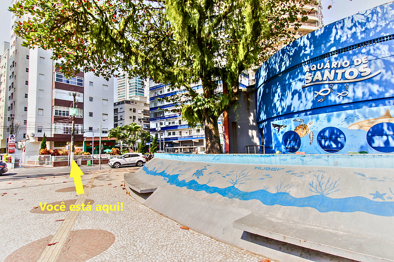 Apê com vista para o Mar em frente ao Aquário