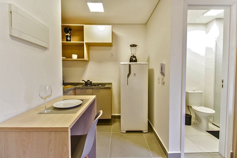 Studio aconchegante com Piscina e Spa em SBC