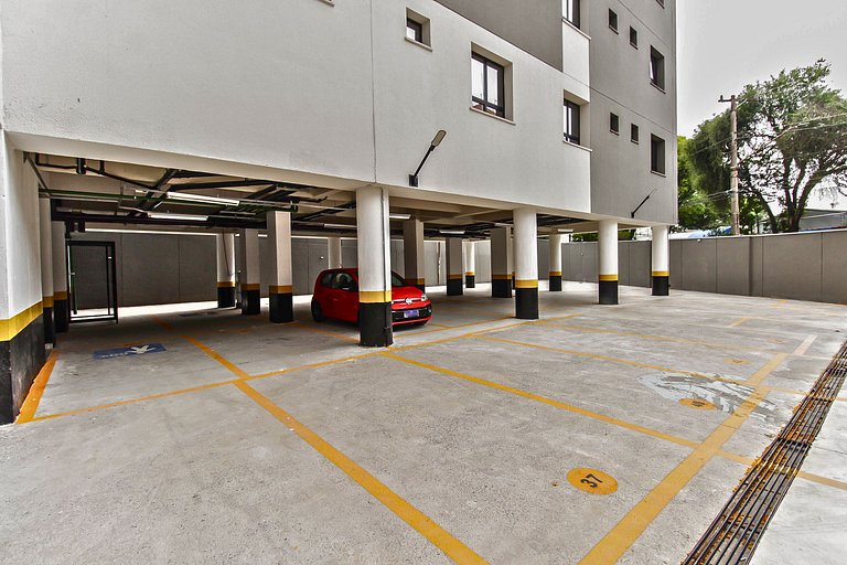 Flat completo com Piscina e Academia em SBC
