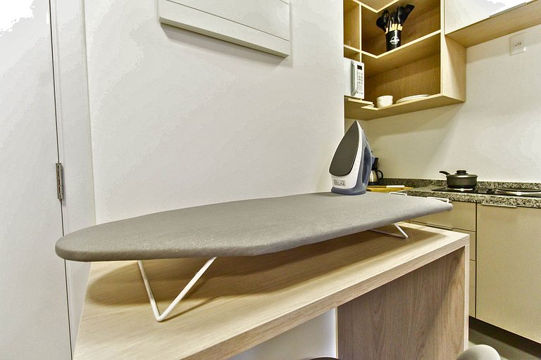 Flat completo com Piscina e Academia em SBC