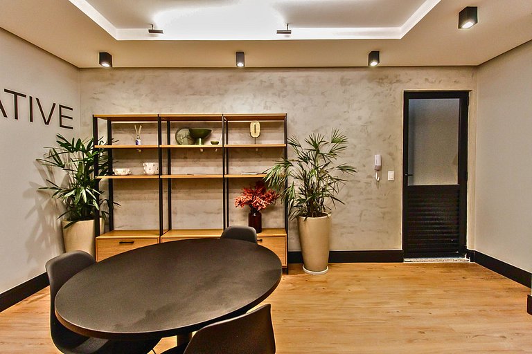 Studio Prime | Wi-Fi, Piscina, Academia e AC - SBC