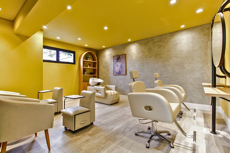 Studio Prime | Wi-Fi, Piscina, Academia e AC - SBC