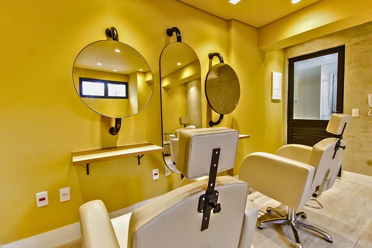 Studio Centro SBC | Lazer completo + AC + Wi-Fi