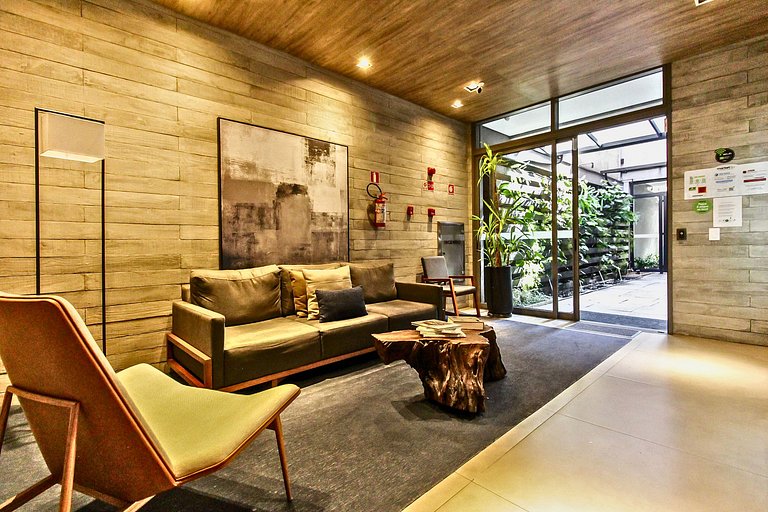 Studio c/ Piscina perto do Metrô e da Av. Paulista