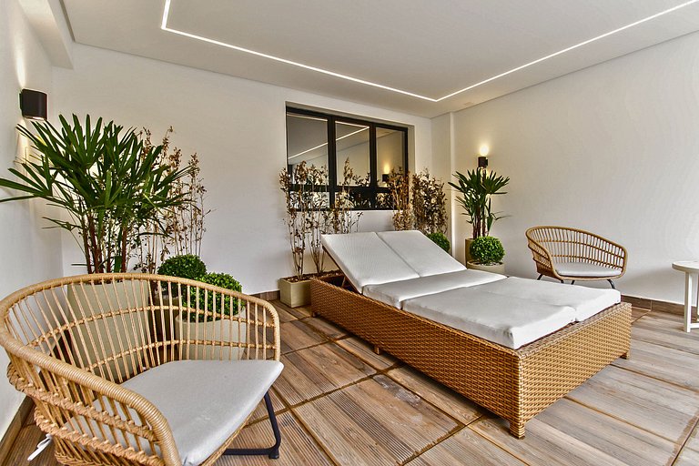 Flat moderno com Garagem e Lazer completo em SBC