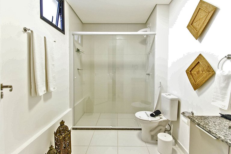 Apto. SPA 39m² com Piscina, Garagem e Ar em SBC