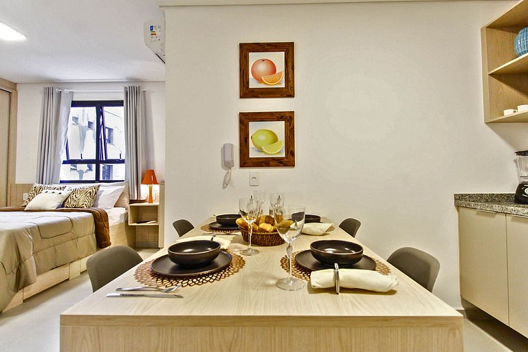 Apto Família com SPA, Piscina, Garagem e Ar em SBC