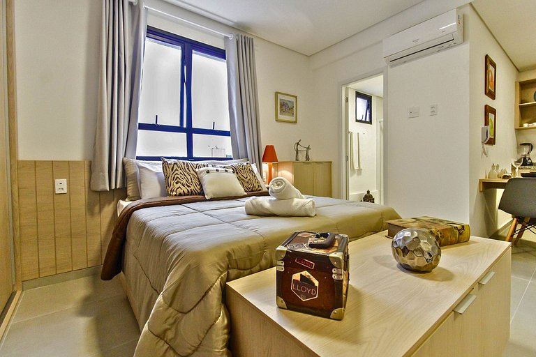 Apto Família com SPA, Piscina, Garagem e Ar em SBC