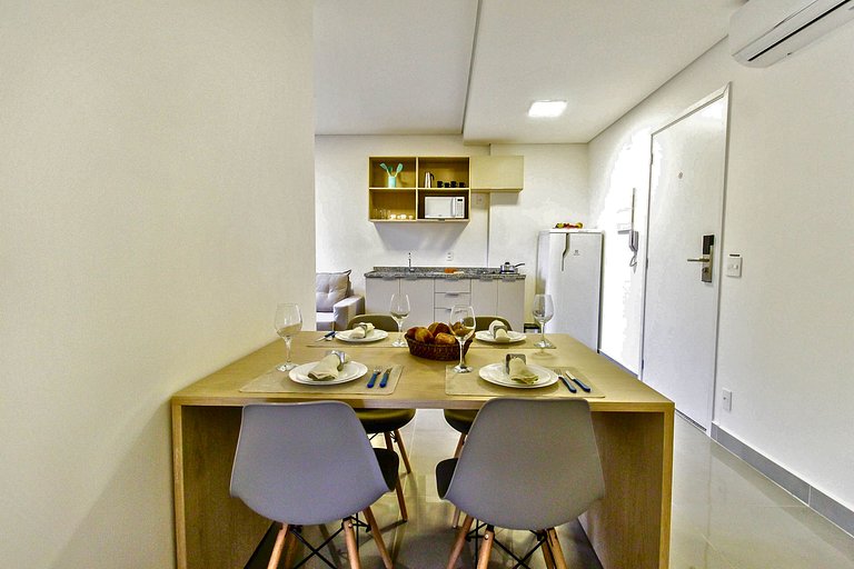 Apto 2 dorms | Piscina + Garagem e Lazer Completo