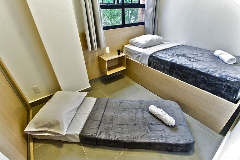 Apto 2 dorms | Piscina + Garagem e Lazer Completo