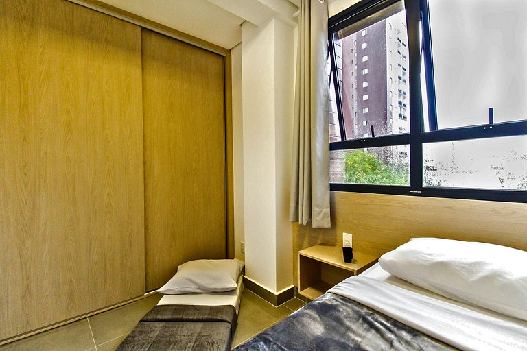 Apto 2 dorms | Piscina + Garagem e Lazer Completo