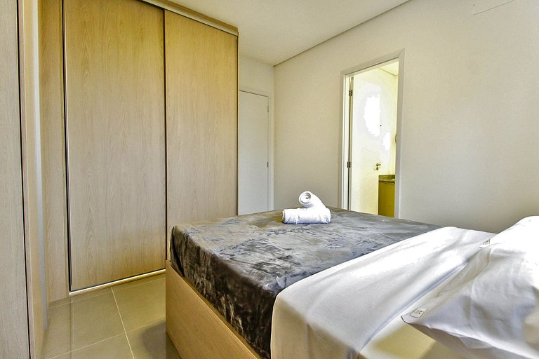 Apto 2 dorms | Piscina + Garagem e Lazer Completo