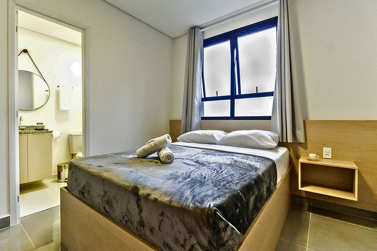 Apto 2 dorms | Piscina + Garagem e Lazer Completo