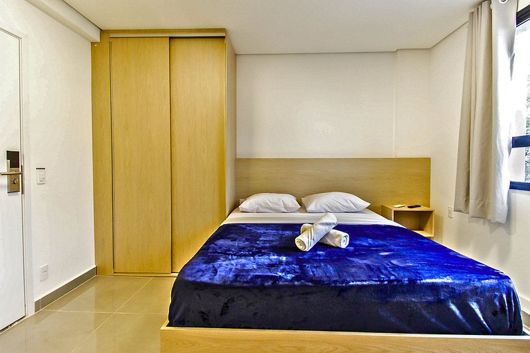 Flat c/ Área de Lazer Completa + Wi-Fi e Ar em SBC