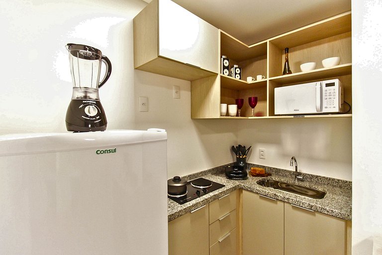 Flat c/ Vaga, Piscina, Academia, Ar e SPA em SBC