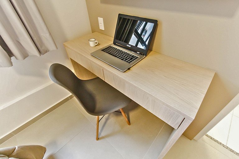 Flat moderno com Garagem e Lazer completo em SBC