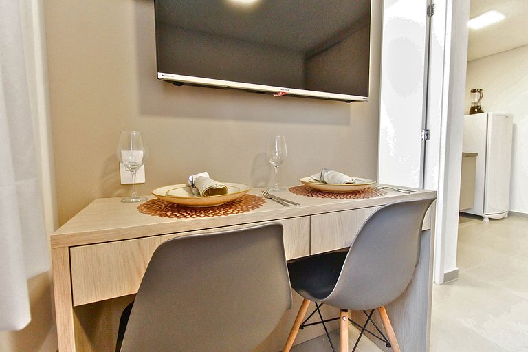 Flat moderno com Garagem e Lazer completo em SBC