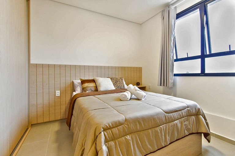 Flat moderno com Garagem e Lazer completo em SBC
