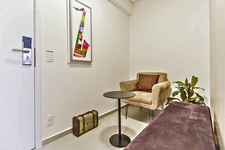 Flat moderno com Garagem e Lazer completo em SBC