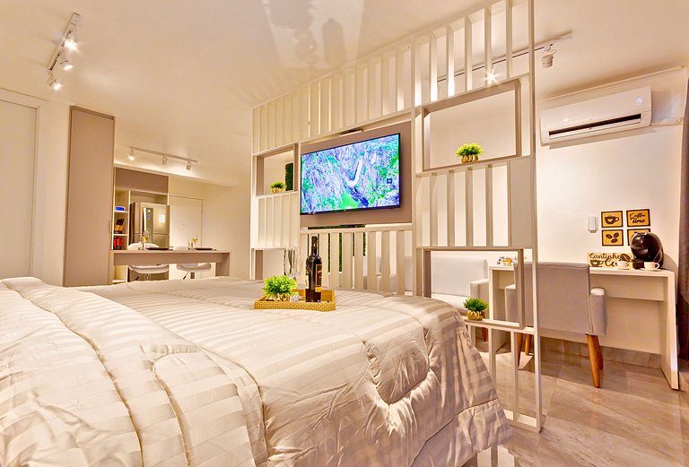 Studio Inteligente | Luxo com Vista do 30º andar