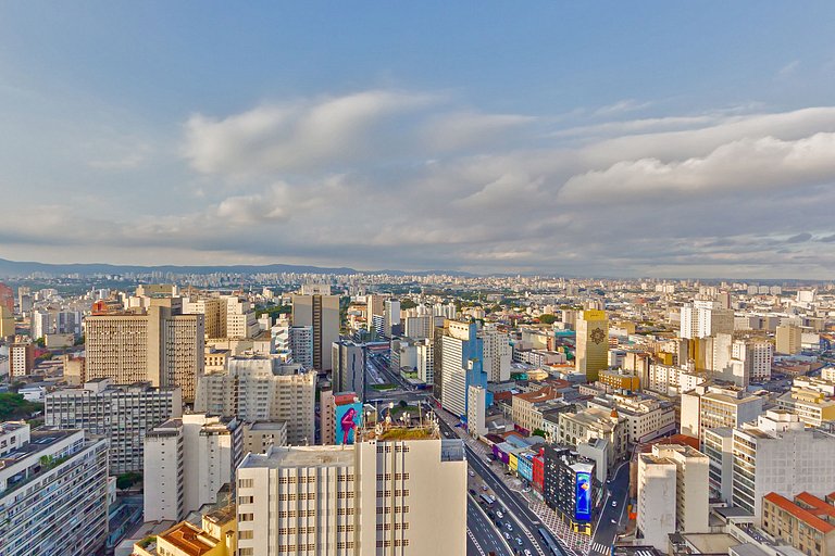 Studio Inteligente | Luxo com Vista do 30º andar