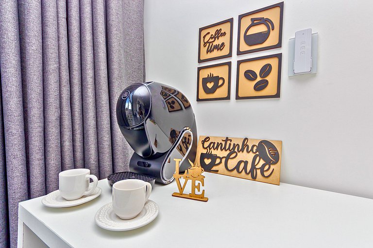 Studio Inteligente | Luxo com Vista do 30º andar