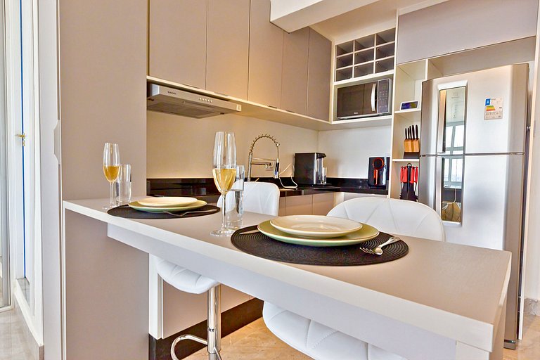Studio Inteligente | Luxo com Vista do 30º andar
