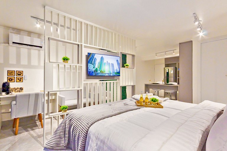 Studio Inteligente | Luxo com Vista do 30º andar