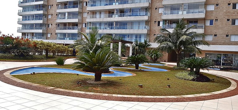 Apê Pé na Areia | Churrasqueira e Vista Mar do 30º