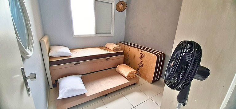 Apê Pé na Areia | Churrasqueira e Vista Mar do 30º