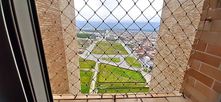 Apê Pé na Areia | Churrasqueira e Vista Mar do 30º