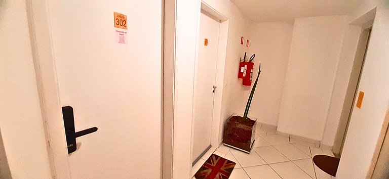 Apê Pé na Areia | Churrasqueira e Vista Mar do 30º