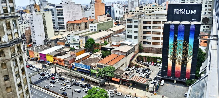 Apê com Wi-Fi no Centro de SP perto do Metrô