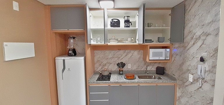Apê Luxo com Piscina, Garagem, Wi-Fi e Ar em SBC