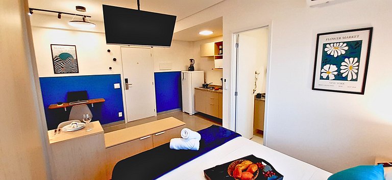Studio Moderno | Piscina Garagem e Academia em SBC