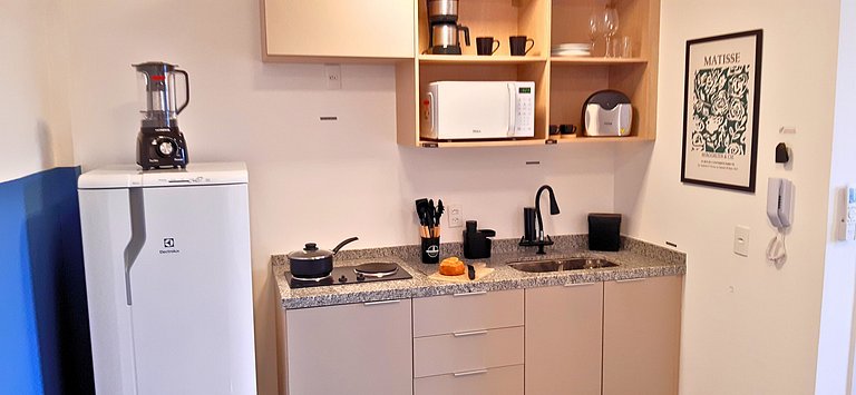 Studio Moderno | Piscina Garagem e Academia em SBC