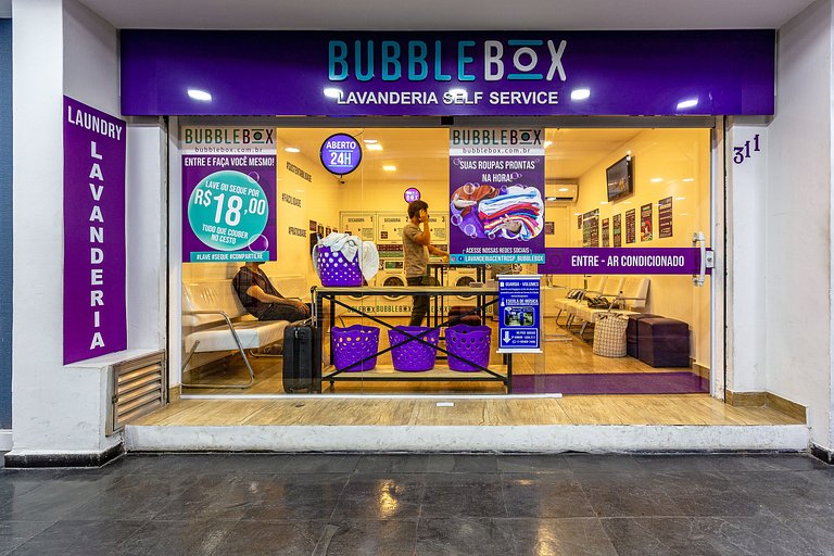 Studio SPA no Centro de SP | Banheira + Vista + Ar