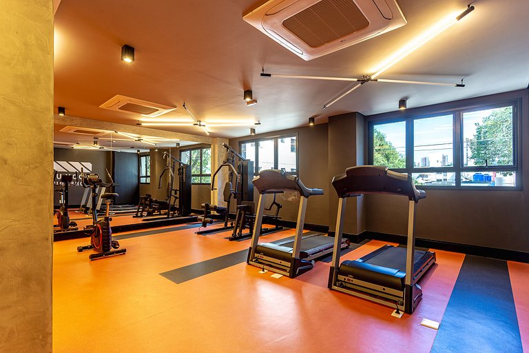 Studio Centro SBC | Lazer completo + AC + Wi-Fi