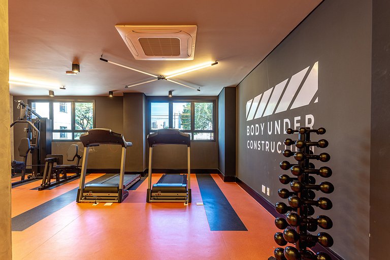 Studio Centro SBC | Lazer completo + AC + Wi-Fi