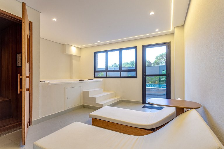 Studio Centro SBC | Lazer completo + AC + Wi-Fi
