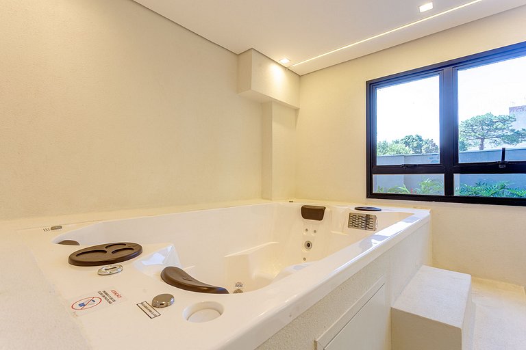 Studio Centro SBC | Lazer completo + AC + Wi-Fi