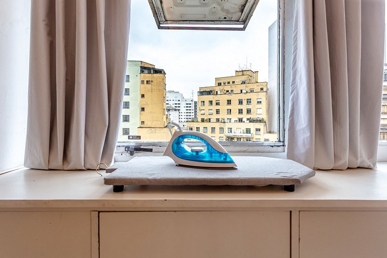 Apê no Centro de SP | Sampa Sky + Wi-Fi e Ar