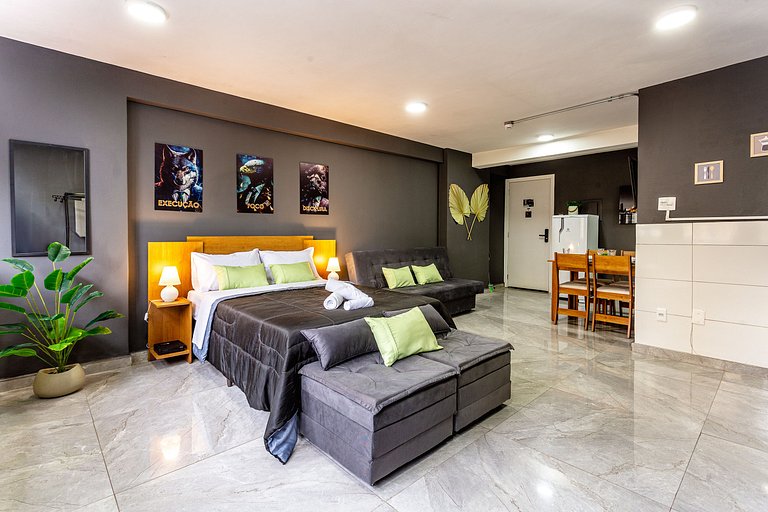 Apê Família no mesmo prédio do Sampa Sky + Ar