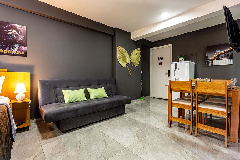 Apê Família no mesmo prédio do Sampa Sky + Ar