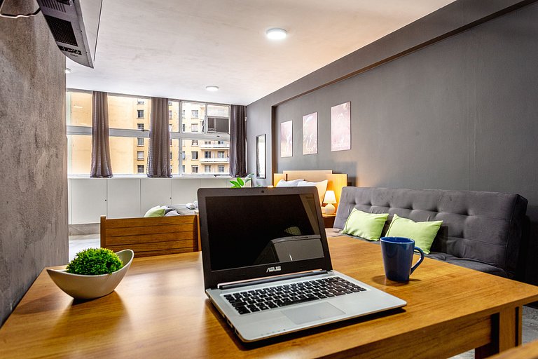 Apê Família no mesmo prédio do Sampa Sky + Ar