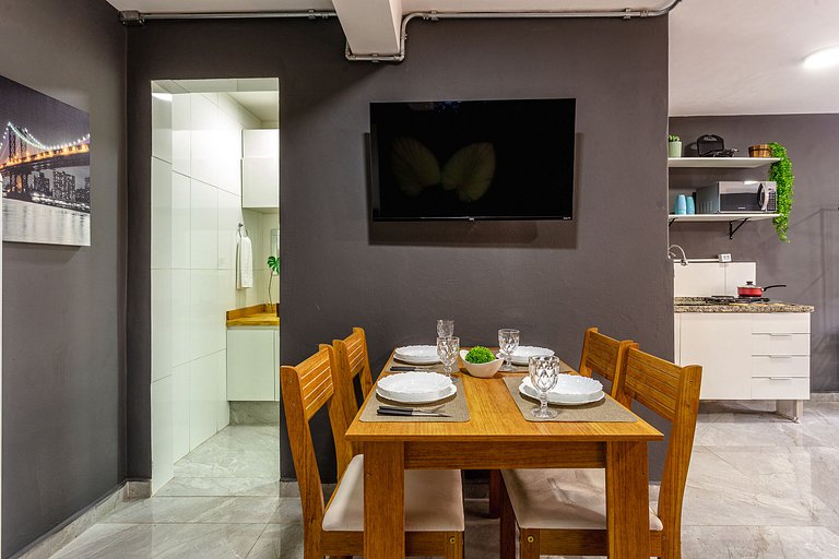 Apê Família no mesmo prédio do Sampa Sky + Ar