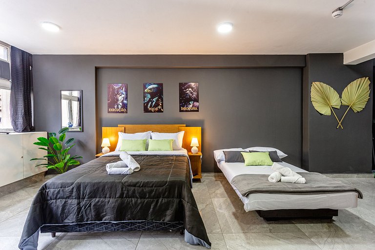 Apê Família no mesmo prédio do Sampa Sky + Ar