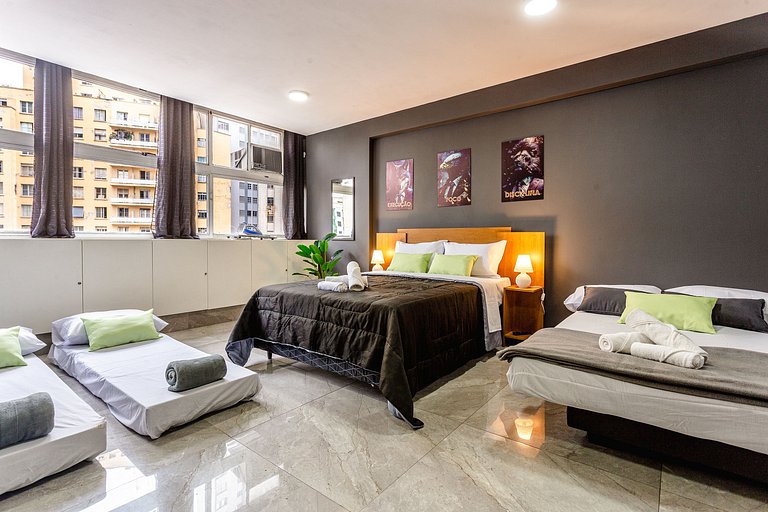 Apê Família no mesmo prédio do Sampa Sky + Ar