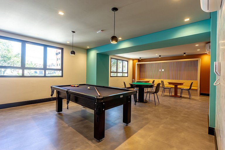 Apê Estilo em SBC | Piscina, Academia, A/C e Wi-Fi